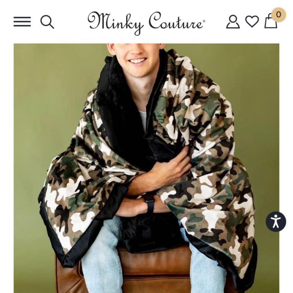 Camouflage Throw Blanket